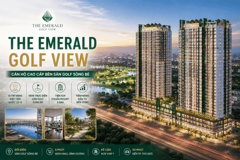 The Emerald Golf View Thuận An – Giá Bán, Vị Trí Và Tiềm Năng Đầu Tư 2026