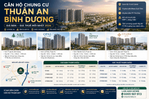 Căn Hộ Chung Cư Thuận An Bình Dương - Giá Bán, Giá Thuê 2026 | Lan Anh Home Căn Hộ Chung Cư Thuận An Bình Dương