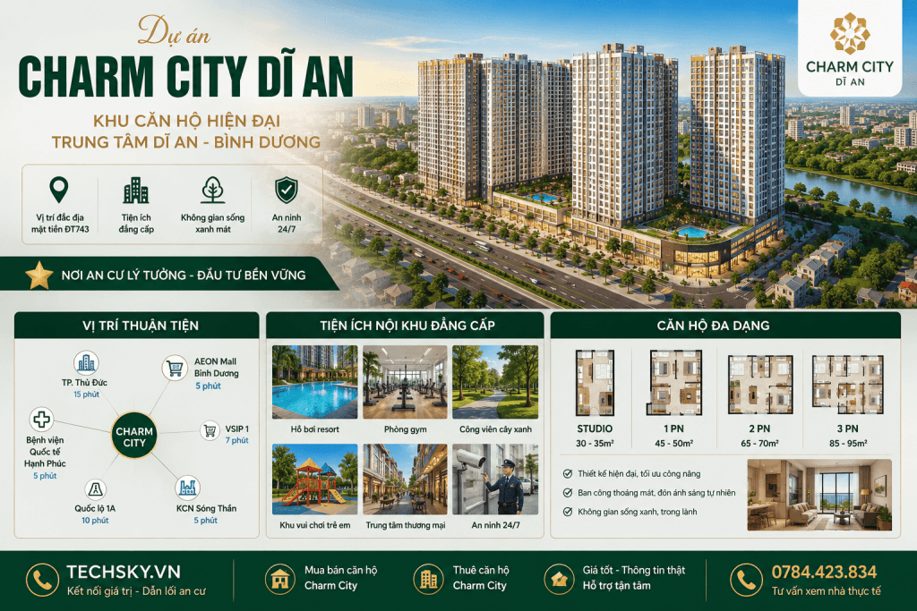 Charm City Dĩ An Bình Dương