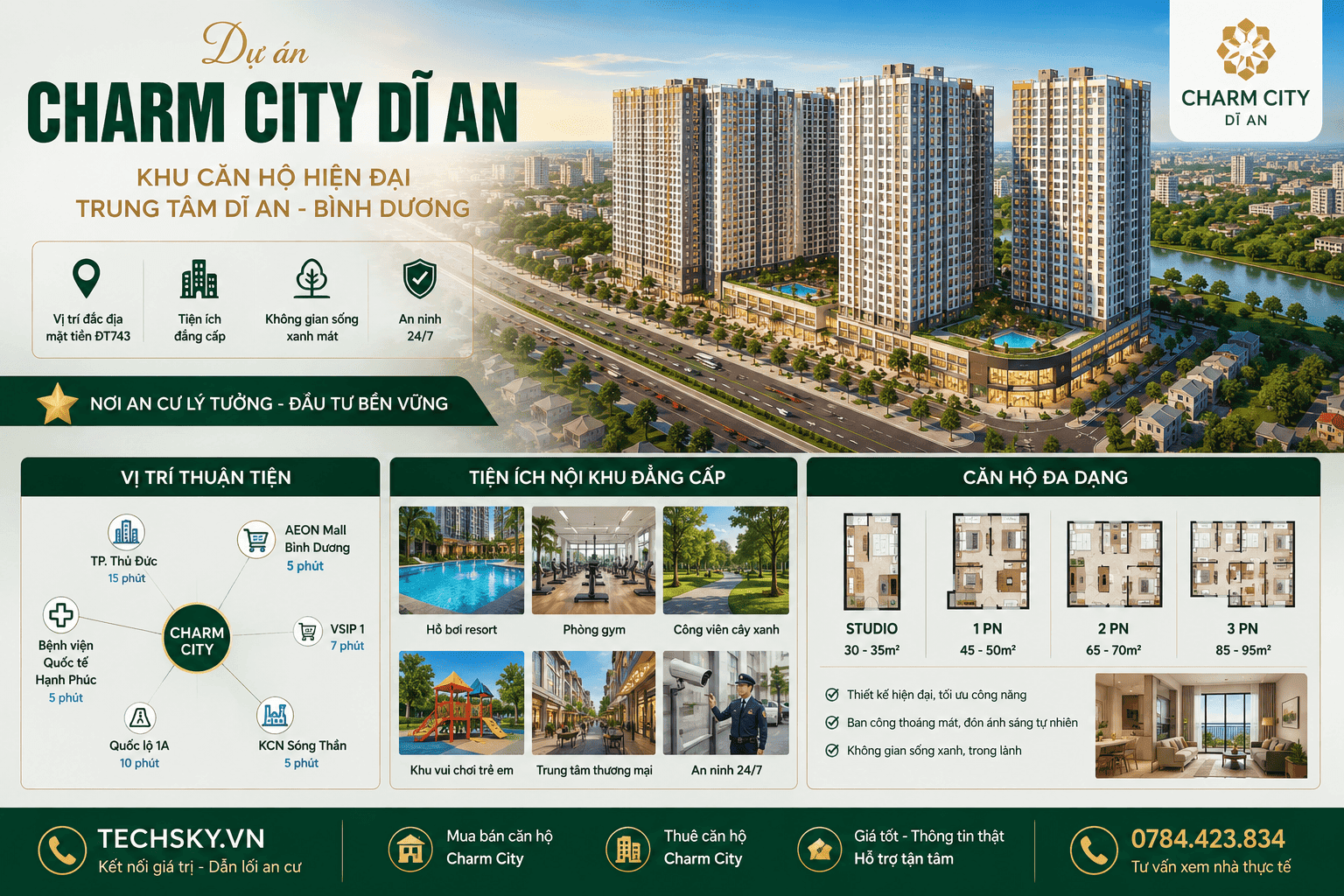 Charm City Dĩ An Bình Dương