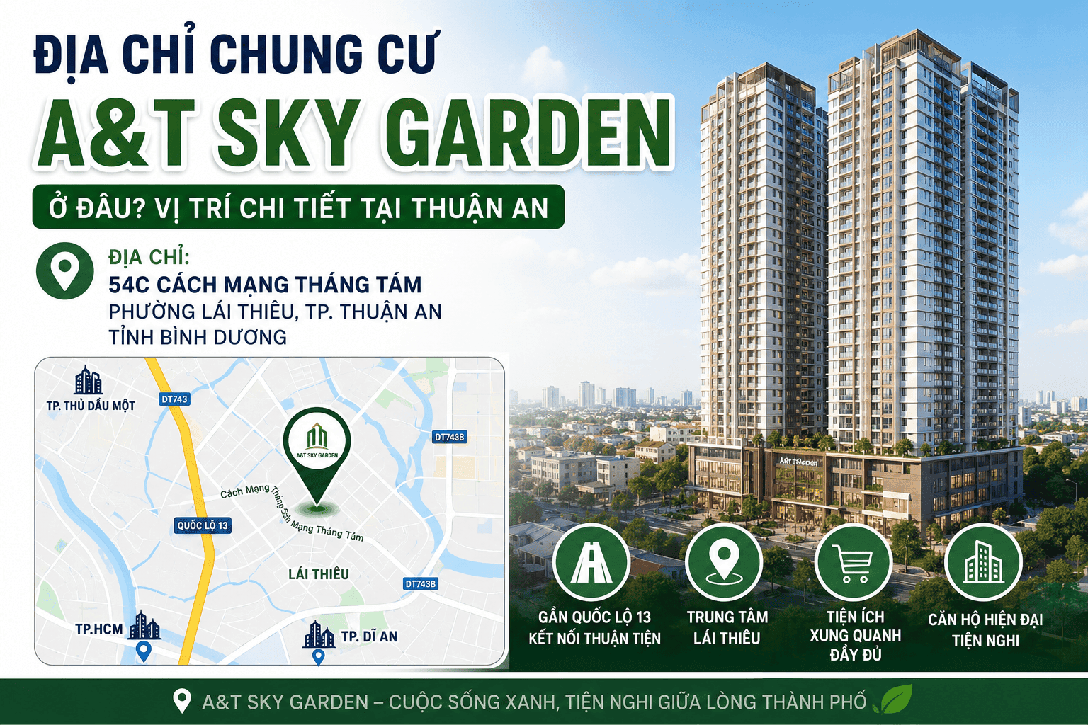 Địa chỉ chung cư A&T Sky Garden