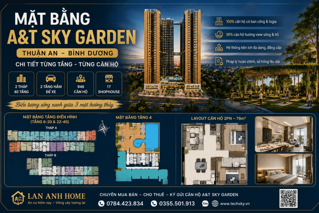 Mặt Bằng A&T Sky Garden