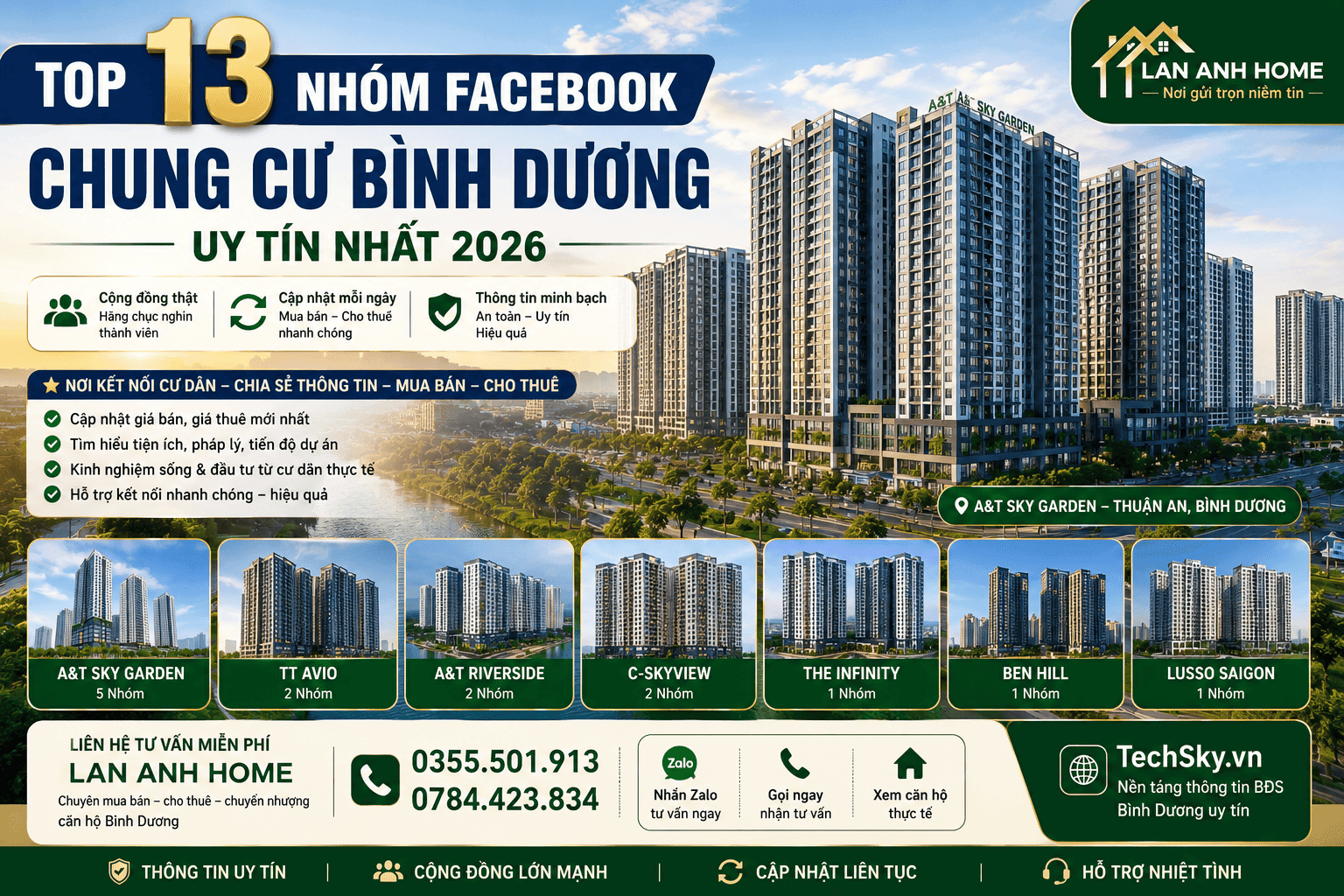 Top 13 Nhóm Facebook Chung Cư Bình Dương Uy Tín 2026 | Lan Anh Home Top nhóm Facebook chung cư Bình Dương uy tín 2026