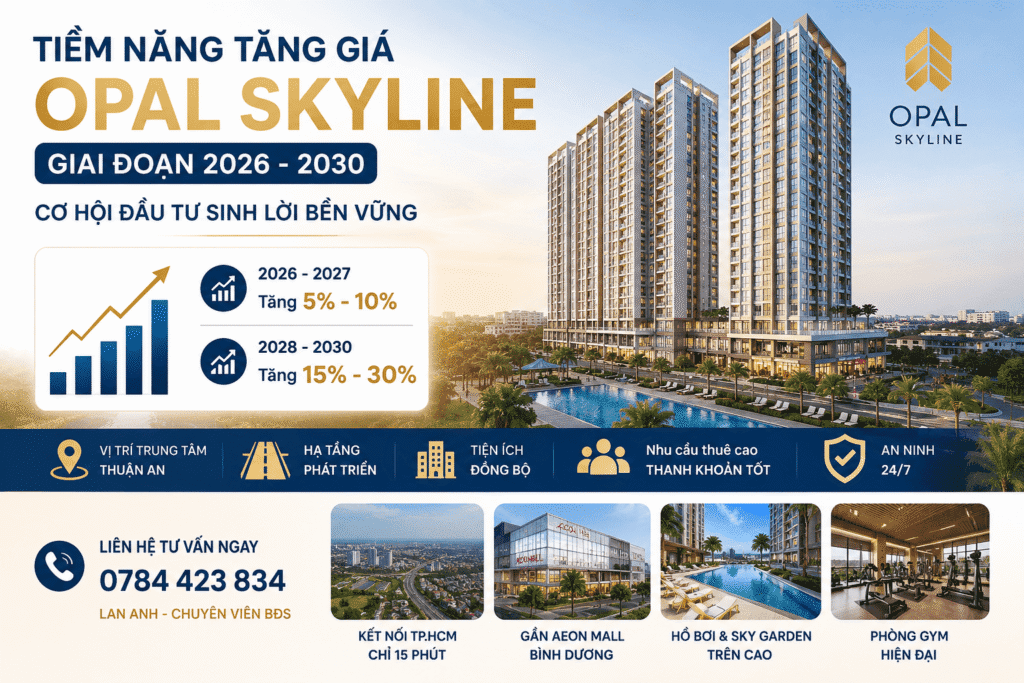 Tiềm Năng Tăng Giá Chung Cư Opal Skyline 2026 – Có Nên Đầu Tư? | Lan Anh Home tiềm năng tăng giá chung cư Opal Skyline