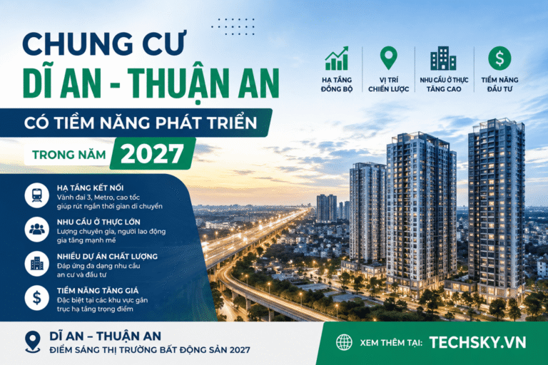 Chung Cư Dĩ An, Thuận An Có Tiềm Năng Phát Triển Năm 2027?